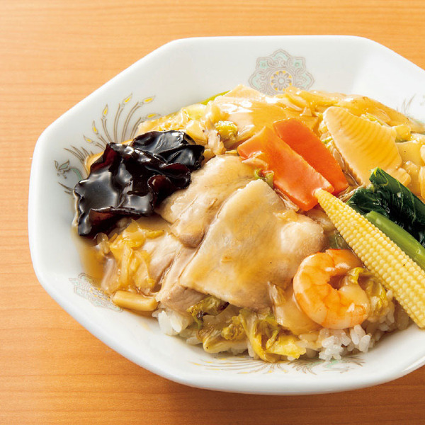 1/2日分の野菜！香ばし炒め野菜の中華丼