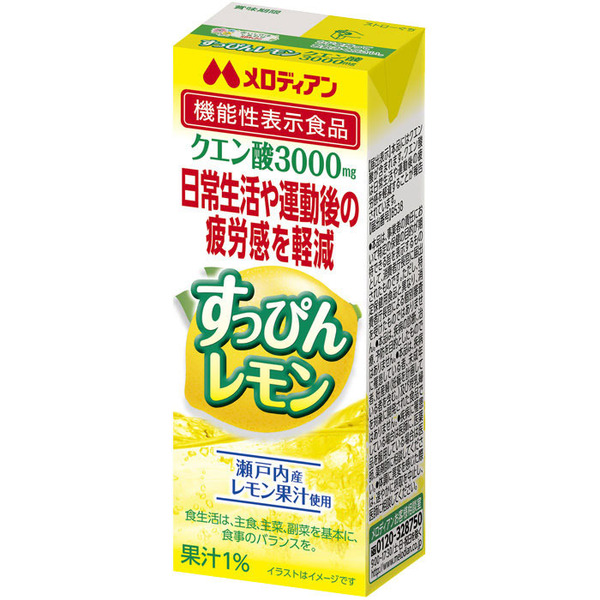 メロディアン　すっぴんレモン　200ml