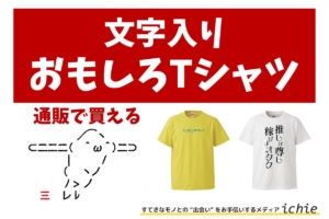 通販で買える文字入りおもしろTシャツ